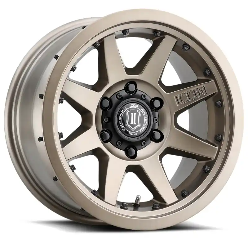 Editor’s Pick ICON Rebound Pro 17x8.5 5x150 25mm Offset 5.75in BS 110.1mm Bore Bronze Wheel