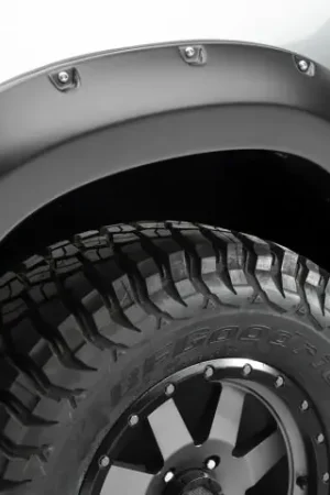 Bushwacker 19-22 Dodge Ram 1500 Pocket Style Front Flares 2pc - Black Today Only