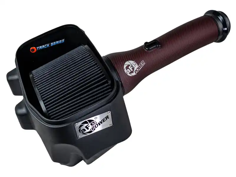 aFe 2025+ Dodge Ram 1500 RHO Track Series Red Kevlar Cold Air Intake System w/ Blk Pro 5R Filter Instant Buy