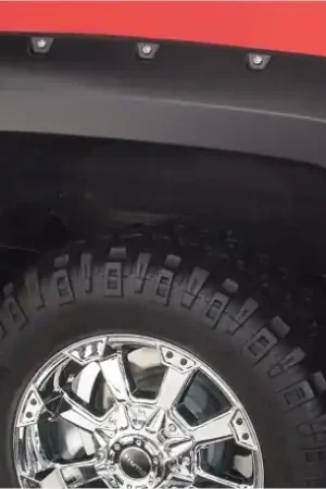 Direct From Factory Bushwacker 14-18 Chevy Silverado 1500 Fleetside Pocket Style Flares 2pc 69.3in Bed - Black