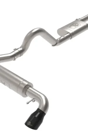 aFe Apollo GT 3in 409 SS Cat-Back Exhaust 2021 Ford Bronco L4-2.3L (t)/V6-2.7L (tt) w/ Black Tip Final Sale