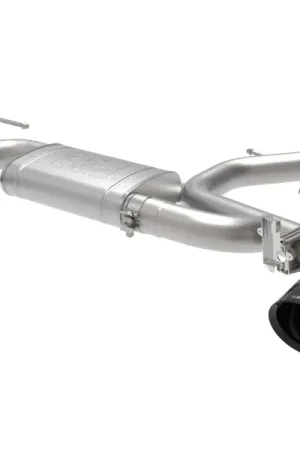 Factory Price aFe 21-22 Hyundai Veloster N L4-2.0L Takeda 3in 304 SS Axle-Back Exhaust System w/ Black Tip