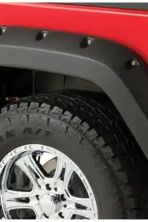 One Day Deal Bushwacker 15-17 Ford F-150 Styleside Pocket Style Flares 2pc 67.1/78.9/97.6in Bed - Black