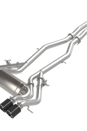 aFe MACHForce XP Exhausts Cat-Back SS 19-21 BMW M2 Competition L6-3.0L w/Carbon Tips Express Delivery