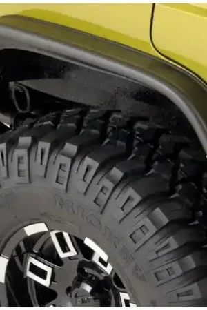 Flash Sale Bushwacker 84-01 Jeep Cherokee Flat Style Flares 2pc - Black