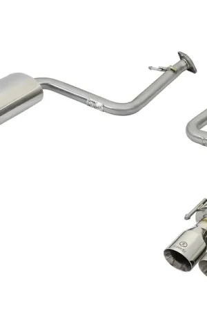 aFe Takeda 16-17 Lexus RC 200T 2.0L (t) 2in. SS Axle-Back Exhaust System w/Polished Tips Editor’s Pick