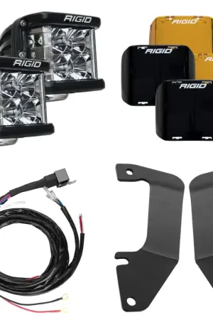 Price Cut Rigid Industries 14-20 Toyota Tundra A-Pillar Light Kit w/D-SS Flood