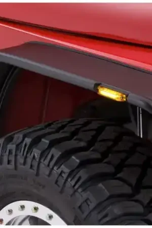 Bushwacker 87-95 Jeep Wrangler Flat Style Flares 2pc Excludes Renegade - Black Get Yours