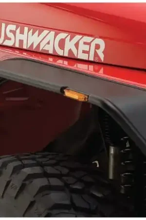 Bushwacker 97-06 Jeep TJ Flat Style Flares 2pc - Black Grab Now