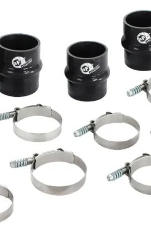 Reduced Price aFe BladeRunner Intercooler Couplings & Clamps Kit Replacement 03-07 Dodge Diesel Trucks L6-5.9L(td)