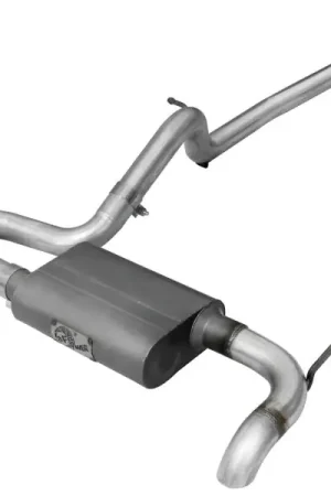 Discount aFe Scorpion Exhaust System Cat Back 2.5in Aluminized Hi-Tuck 07-18 Jeep Wrangler JK V6 3.6/3.8L