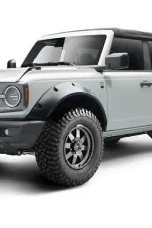 Professional Grade Bushwacker 2021+ Ford Bronco 4-Door Pocket Style Flares 4pc - Black