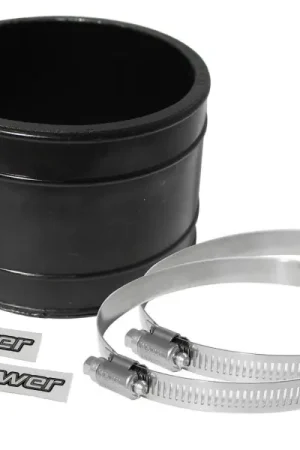 Seasonal Sale aFe Magnum FORCE Cold Air Intake System Spare Parts Kit (4in ID x 3in L) Straight Coupler - Black