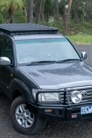 Top Rated ARB Roof Rack Base with Mount Kit - Flat Rack with Wind Deflector