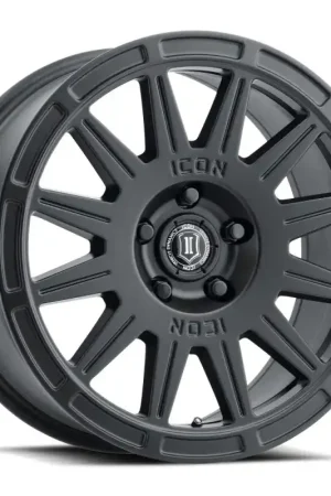Factory Price ICON Ricochet 17x8 5x100 38mm Offset 6in BS Satin Black Wheel