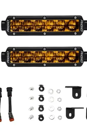 Rigid Industries 2022+ Toyota Tundra 6in SR-Series Selective Yellow Fog Light Kit Editor’s Pick