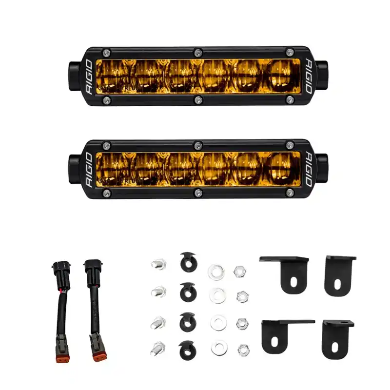 Rigid Industries 2022+ Toyota Tundra 6in SR-Series Selective Yellow Fog Light Kit Editor’s Pick