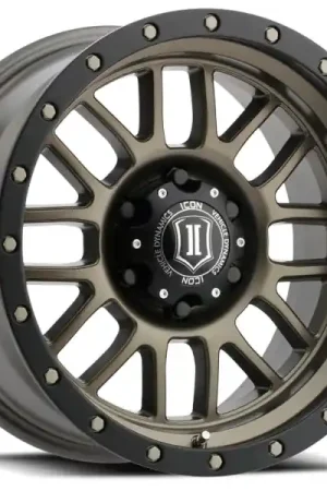 Clearance ICON Alpha 17x8.5 6x135 6mm Offset 5in BS 87.1mm Bore Bronze Wheel