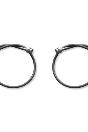 Hassle-Free Returns Rock Krawler 97-06 Jeep Wrangler TJ Front Stainless Steel Long Travel Brake Lines