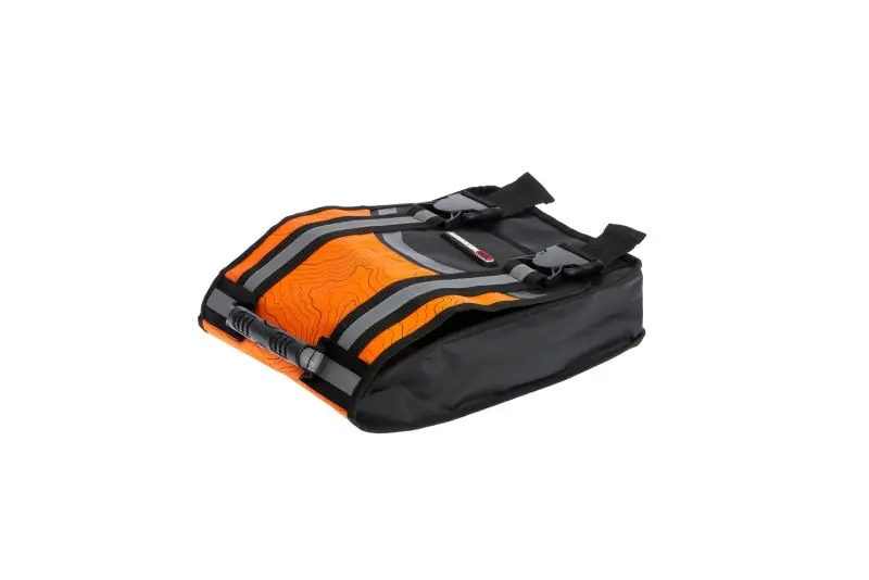 ARB Compact Recovery Bag Orange and Black Topographic Styling PVC Material Dual Internal Pockets Limited Offer