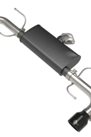 Premium aFe Takeda 17-21 Mazda CX-5 2.5L (t) 2.5in. SS Axle-Back Exhaust System w/Black Tips