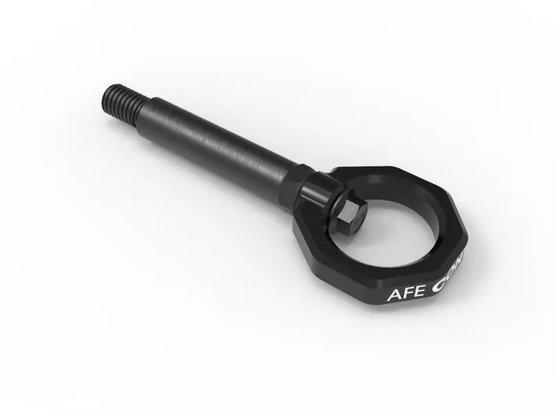 aFe Control Rear Tow Hook Black BMW F-Chassis 2/3/4/M Crafted
