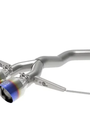 Fresh Stock aFe Takeda 3in-2.5in 304 SS Axle-Back Exhaust w/Blue Flame Tip 19-20 Hyundai Veloster I4-1.6L(t)