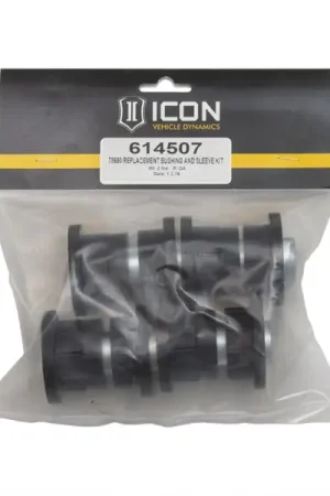 ICON 78650 Upper Control Arm Bushing & Sleeve Kit Fan Favorite
