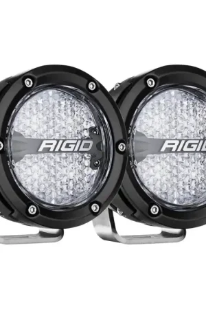 Rigid Industries 360-Series 4in LED Off-Road Diffused Beam - RGBW Backlight (Pair) Top Rated
