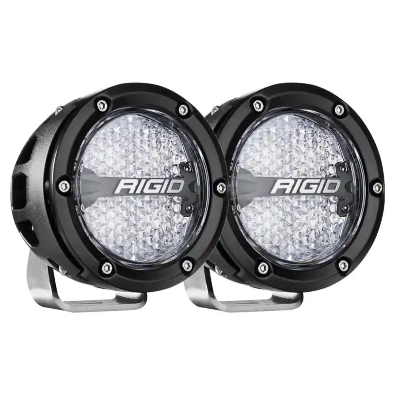 Rigid Industries 360-Series 4in LED Off-Road Diffused Beam - RGBW Backlight (Pair) Top Rated
