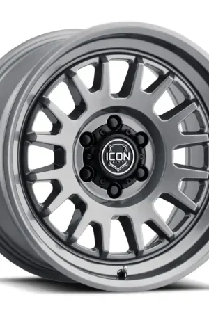 Special Discount ICON Anza 17x8.5 / 6x5.5 / 25mm Offset / 5.75in BS - Gun Metal Wheel