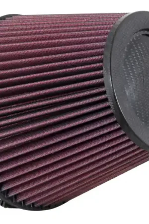Money Back Guarantee K&N Filter Universal Air Filter Carbon Fiber Top With 6in Flange x 7.5in Base x 6in H