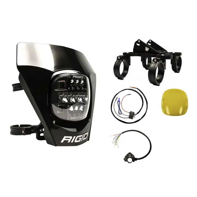 Rigid Industries Adapt XE LED Moto Kit - Black Bulk Order