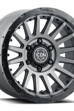 ICON Alloy Recon Pro - 18X9 / 6X5.5 / 40MM / 6.6in. BS - Charcoal Seasonal Sale