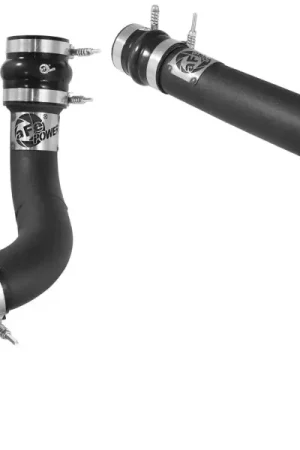 aFe BladeRunner 3in Black Intercooler Tubes Hot & Cold Side Kit for 13-14 Dodge RAM Diesel 6.7L (td) Certified