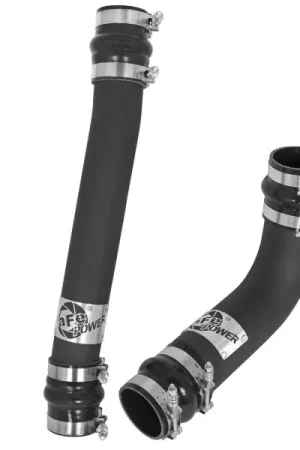 aFe BladeRunner 2.75in Hot 3.5in Cold Side Intercooler Tubes w/ Coupling Clamp Kit 10-12 Dodge 6.7L Same Day Shipping