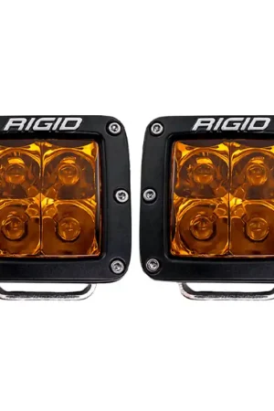 Rigid Industries D-Series Spot w/ Amber PRO Lens (Pair) Limited Offer