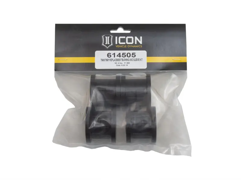 Latest ICON 78600 / 78601 Replacement Bushing & Sleeve Kit