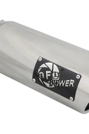 aFe Diesel Exhaust Tip Bolt On Polished 4in Inlet x 5in Outlet x 15in Cheap
