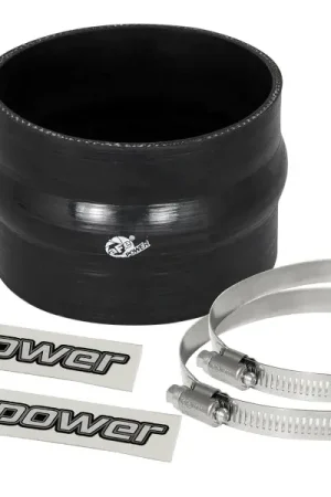 Must Have aFe Magnum FORCE Intake Coupling Kit (4 IN ID x 3 IN L) Straight Coupler w/ Hump - Black