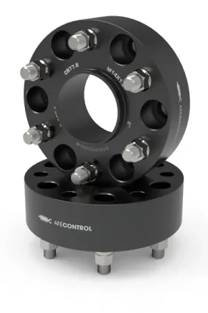 No Minimum Order aFe CONTROL Forged Aluminum Wheel Spacers 6x139.7 / CB 77.8 / 2in Thick - RAM 1500