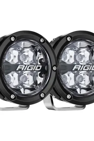 Genuine Rigid Industries 360-Series 4in LED Off-Road Spot Beam - RGBW (Pair)
