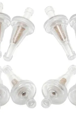 K&N 0.25in Flange 2.15in Length 1in OD Sintered Porous Bronze Fuel Filter (Set of 12) Trusted Brand