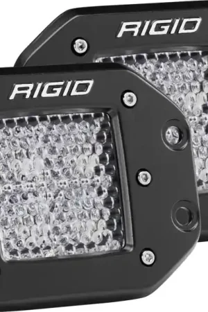 Top Pick Rigid Industries Dually - Flush Mount - 60 Deg. Lens - Set of 2