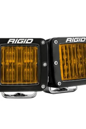 Free Delivery Rigid Industries D-Series PRO SAE Fog Yellow Pair
