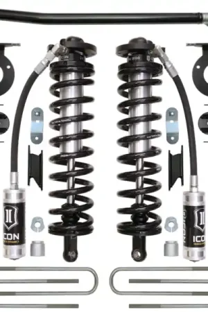 Money Back Guarantee ICON 2017+ Ford F-250/F-350 4-5.5in Stage 2 Coilover Conversion System