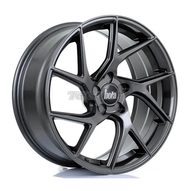 BOLA FLA Alloy Wheel 19x8.5 5x114 ET20 To 58 72.6mm CB Gloss Gunmetal Fan Favorite