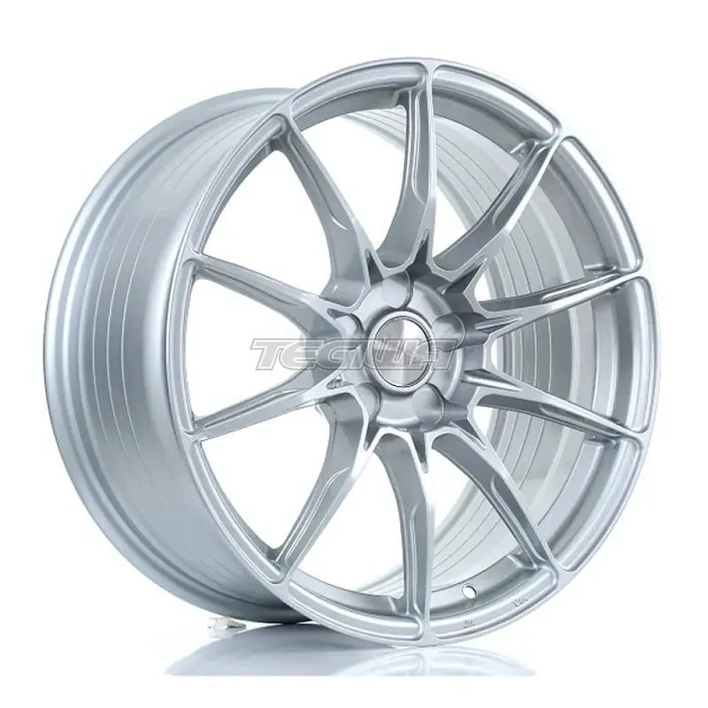 BOLA FLB Alloy Wheel 18x8.5 5x115 ET25 To 45 72.6mm CB Crystal Silver Worldwide Shipping