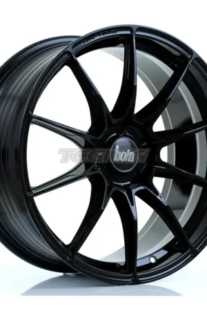 BOLA FLB Alloy Wheel 19x8.5 5x105 ET25 To 45 72.6mm CB Gloss Black Secure Checkout