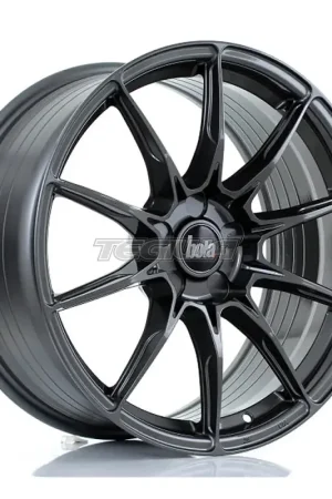 Seasonal Sale BOLA FLB Alloy Wheel 18x8.5 5x105 ET25 To 45 72.6mm CB Gloss Gunmetal